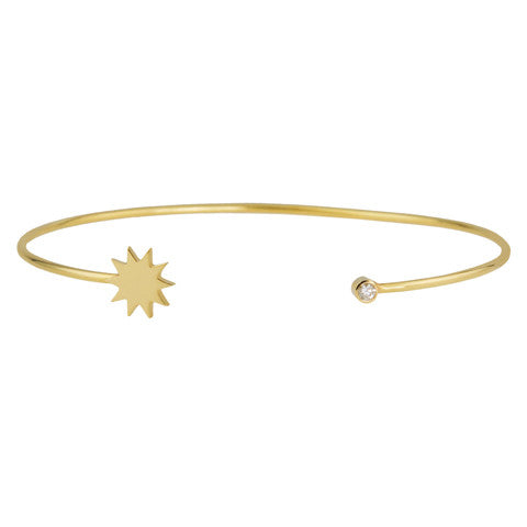 Solar Diamond Cuff