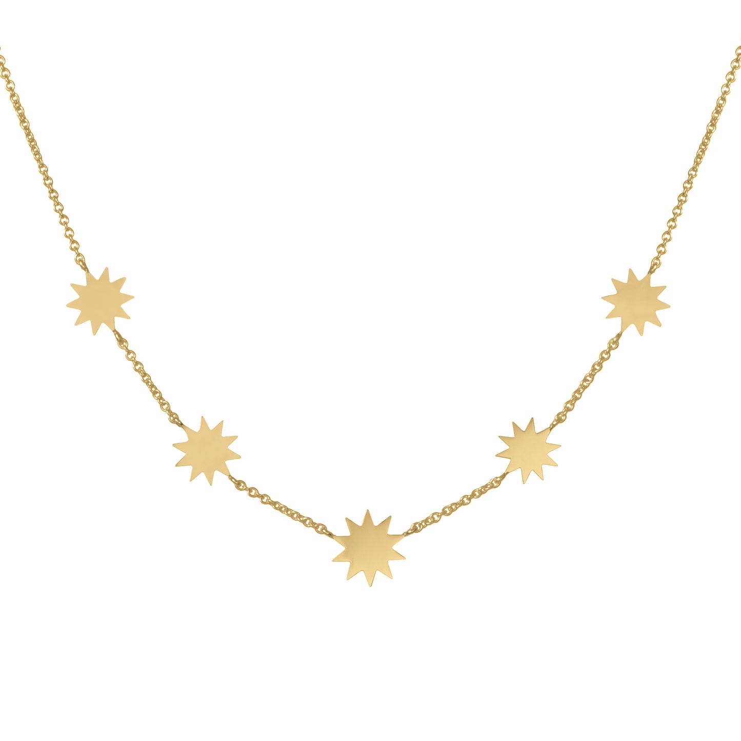 Multi Star Necklace