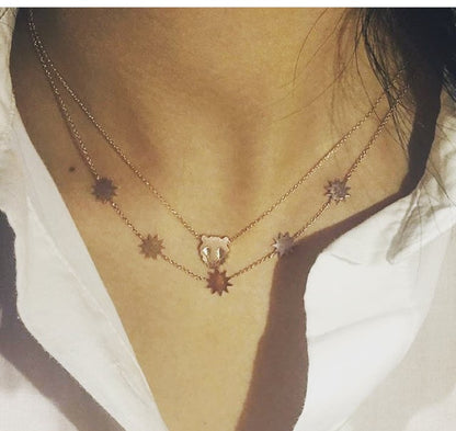 Multi Star Necklace