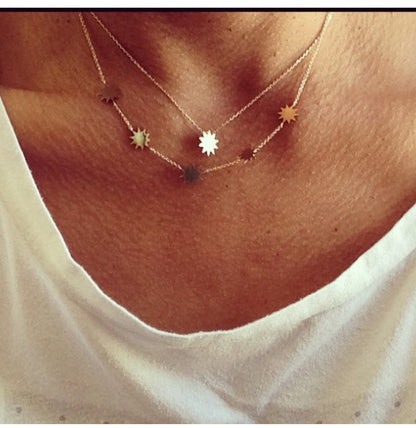 Multi Star Necklace