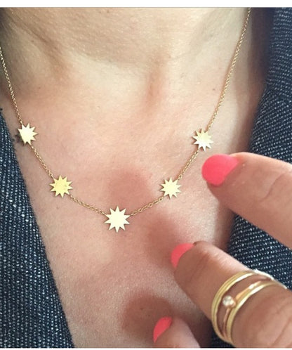 Multi Star Necklace