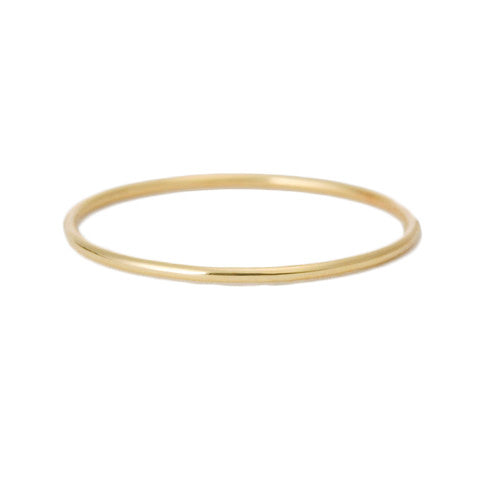 Thin Smooth Stacking Ring